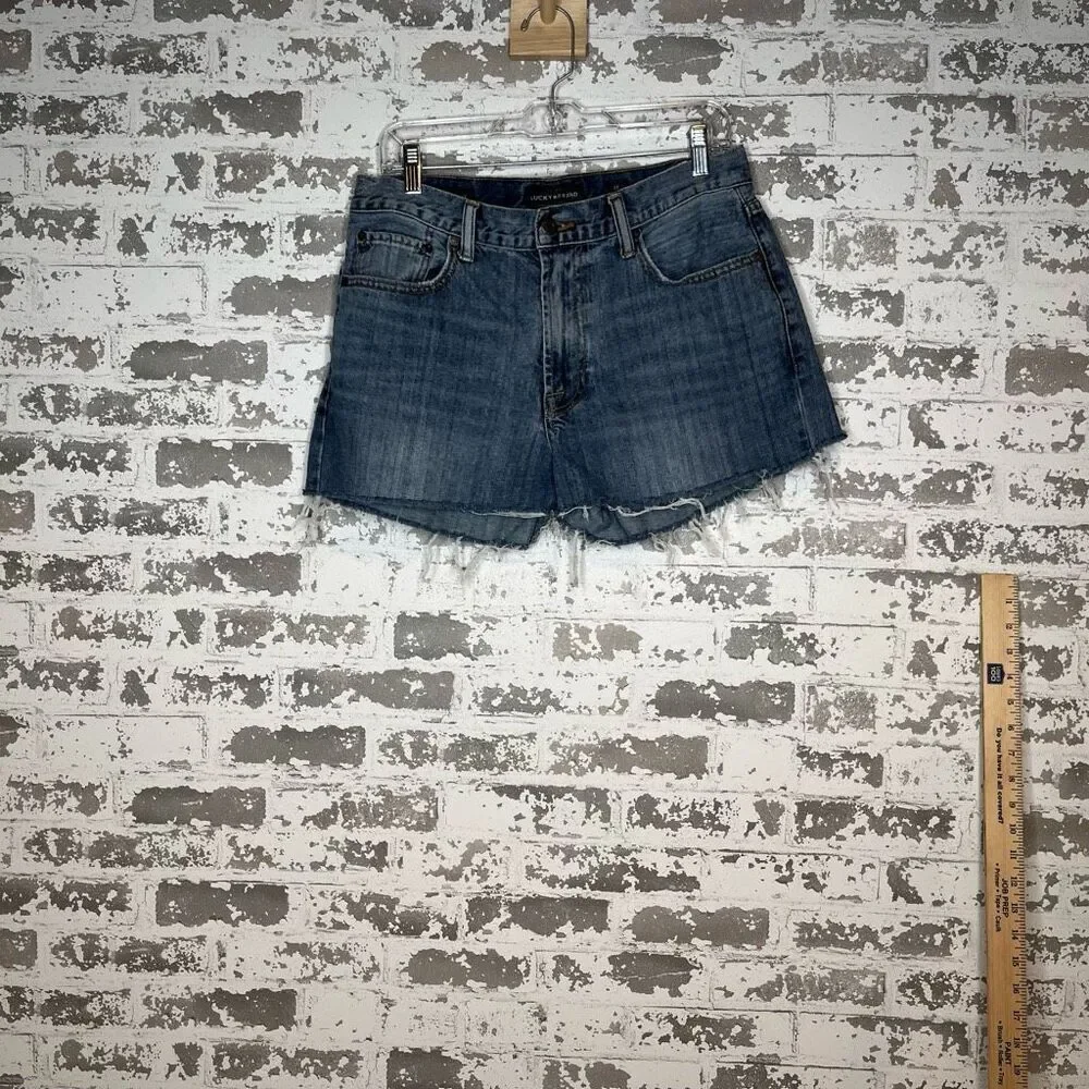 Lucky brand | 181 denim relaxed straight diy denim shorts